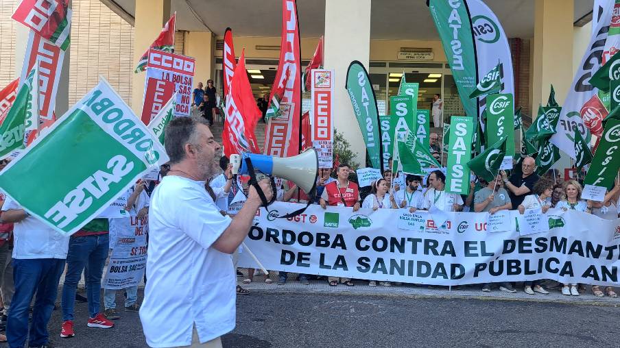 Protesta de SATSE en defensa de la sanidad pública